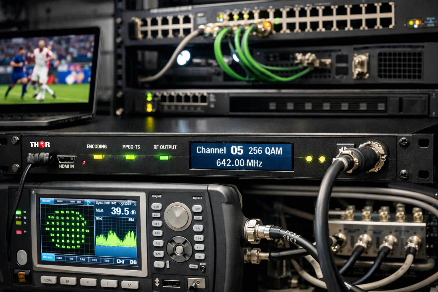 RF modulator with HDMI 
