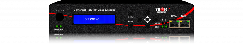 2 SDI 2 HDMI streaming IP H.264 Video Encoder - Thor Broadcast