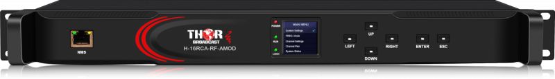 Thor Modulator 16 CVBS to Analog agile RF CATV NTSC modulator - Thor Broadcast