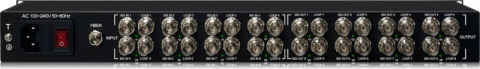 8 Bi-directional SD HD 3G SDI 4K/UHD over fiber single fiber ...