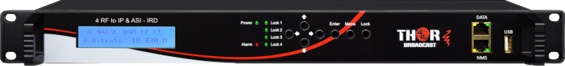 IP Broadcast RF Tuner Box, CATV RF ATSC to IPTV - Thor Broadcast