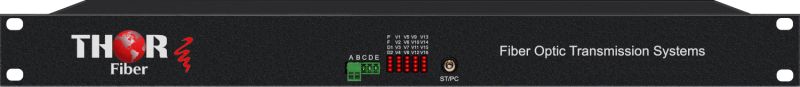 16 Channel BNC CVBS & RS485 Over Fiber | CCTV Extender - Thor Broadcast