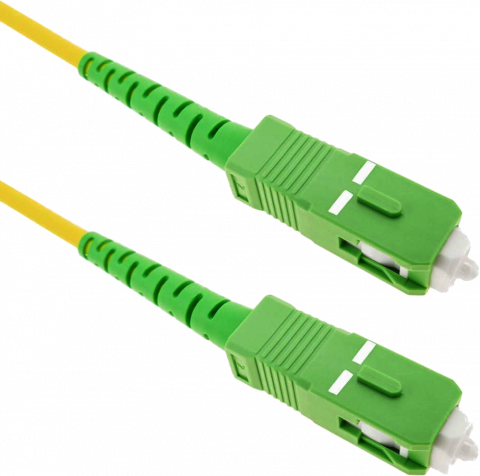 SC/APC to SC/APC, Simplex, Singlemode Patch Cable