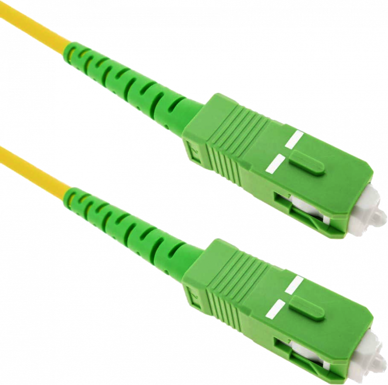 SC/APC to SC/APC, Simplex, Singlemode Patch Cable - Thor Broadcast