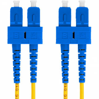 SC PC to SC PC Duplex 2.0mm LSZH 9/125 Single Mode Fiber Patch Cable ...