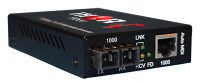 10/100/1000 Mbps Gigabit de Fibra de Modo Único Ethernet Convertidor de Medios de comunicación SC