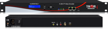 1 SDI HDMI CVBS IP H.264 Encoder Streamer UDP, RTP, HLS, RTMP, HTTP & USB playback