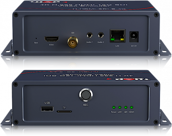 12G-SDI & HDMI Compact 4K Encoder with Record, USB, and Intuitive GUI