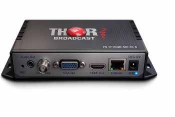 4K H.265  H.264 IP Video Decoder with HDMI VGA and CVBS Output
