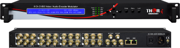 8 Analog Video Audio  ASI and IPTV  SD Encoder Streamer & Mux