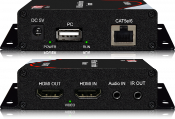 KVM + HDMI + Analog Audio + USB over CAT5e/6 LAN Extender 200 meters