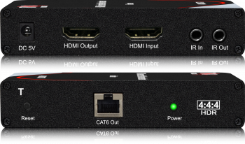 Uncomresed 4K HDMI and IR over LAN Extender