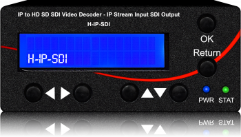 IP to HD SD SDI Video Decoder  - IP Stream Input SDI Output