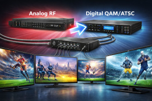 Analog vs Digital HDMI RF Modulators: Why New TVs Require QAM/ATSC (Gym & Commercial Systems)