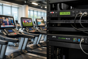 Reliable Video Distribution for Fitness Centers Using RF Modulation and IPTV