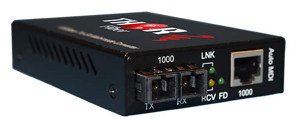 Convertitore Gigabit Fibra Monomodale Con 2 Moduli LC, Auto Sensing, Mini Per Reti E Progetti IT