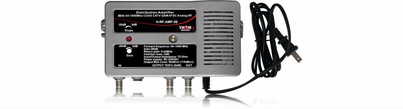 Amplificador De Señal De Cable Tv Repartidor 4 Salidas 30db