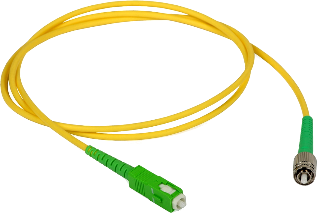 SC-APC to FC-APC 9/125 Singlemode Fiber Patch Cable 1M Jumper Cable 9 .