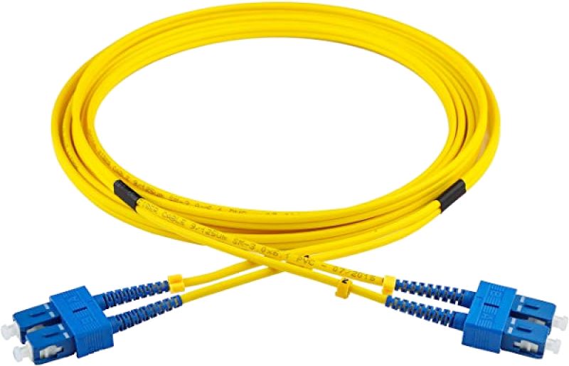 3 metros OS2 amarillo Cable de fibra óptica LWL cable de conexión dúplex 9//125 3 m SC//UPC a SC//APC macho cable de fibra óptica